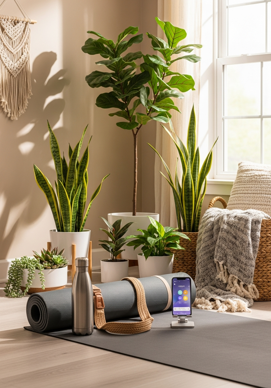 Уютная йога дома